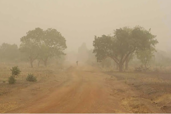 Dust haze