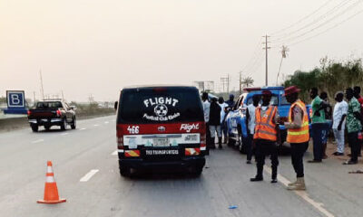 An accident scene