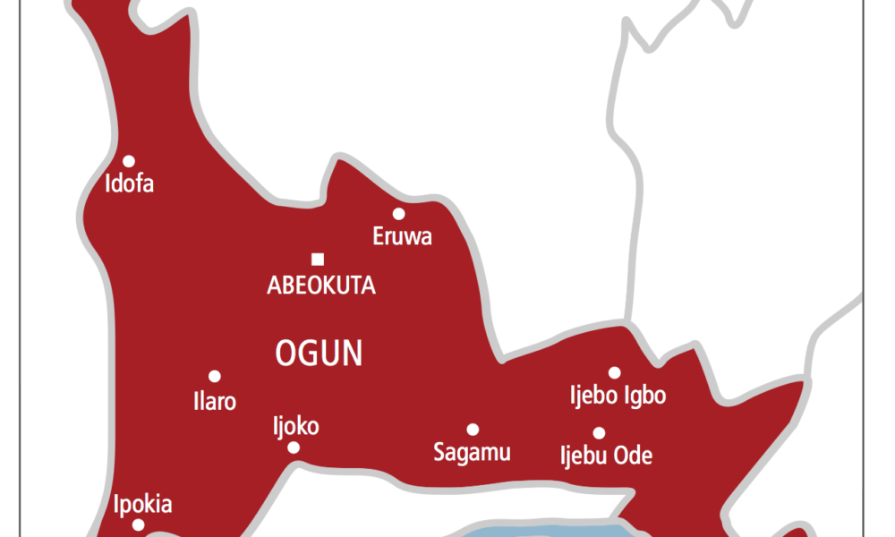Ogun State map