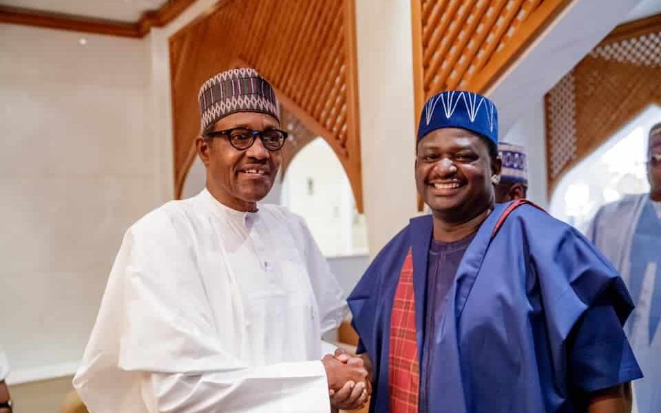 President Major General Muhammadu Buhari retd. and Mr Femi Adesina