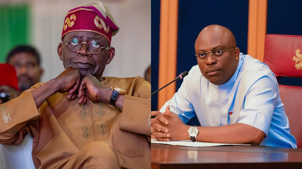 President Tinubu and Rivers State Governor Fubara