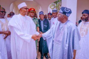 Tinubu and Buhari at Jummat 2