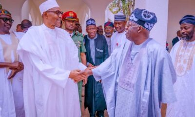 Tinubu and Buhari at Jummat 2