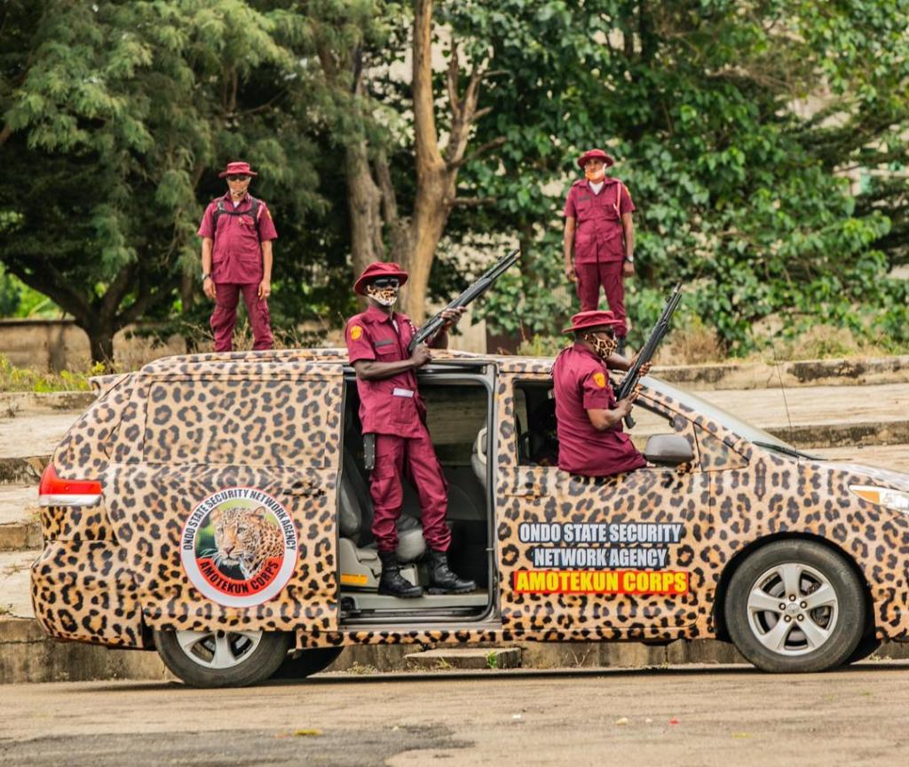 ondo state government inaugurates amotekun photos
