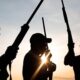 Gunmen used to illustrate the story