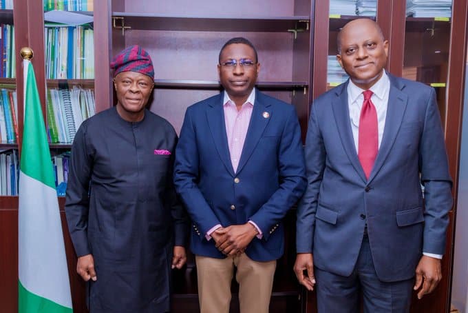 Wale Edun Yemi Cardoso and Ola Olukoyede
