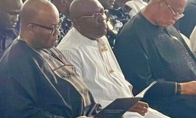 Akpabio Fubara and other guests at late Wigwe burial e1710017654747