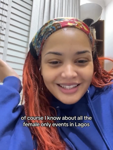 All your wives are in my DM Nigerian lesbian tells married men in viral video 1710184186