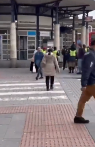 Lords Chosen members spotted carrying out their evangelism in a unique way in Woolwich United Kingdom 1710617346
