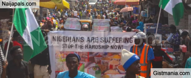 protest suffering nigerians