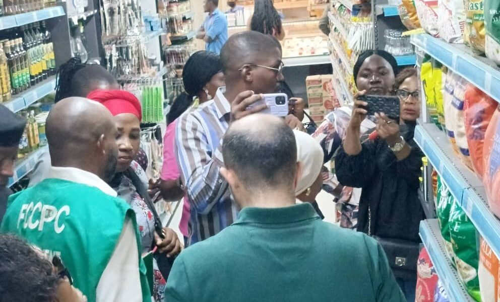 FCCPC Officials at Abuja Supermarket e1713454661169