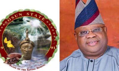 Governor Ademola Adeleke and Osun State New Logo