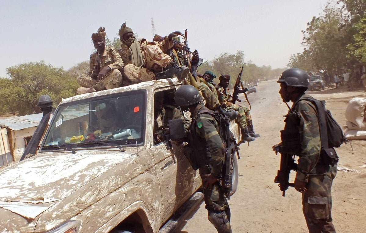 Nigerian Army in Damboa 1
