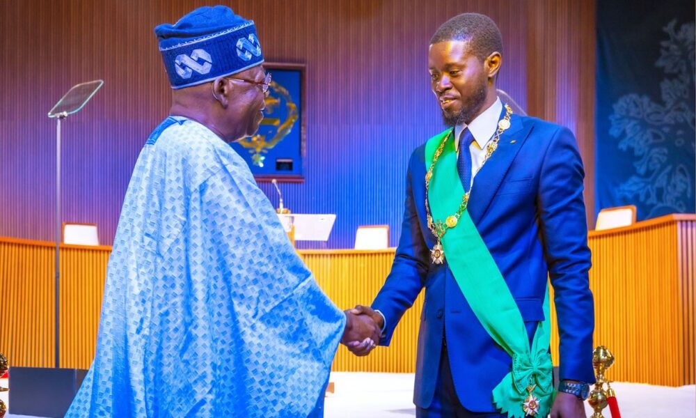 President Bola Tinubu attends the Inauguration Ceremony of President Bassirou Faye in Dakar Senegal