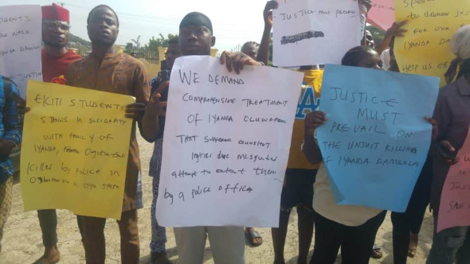 ekiti students protest