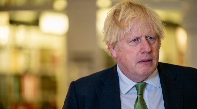 Former UK Prime Minister Boris Johnson
