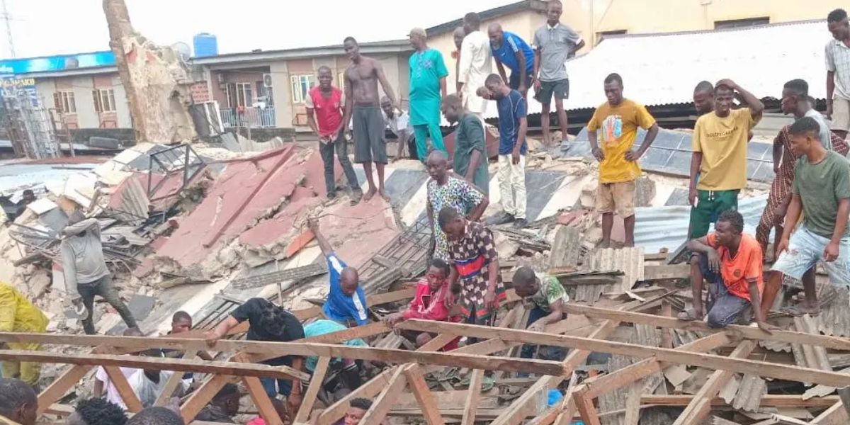 Mosque collapses