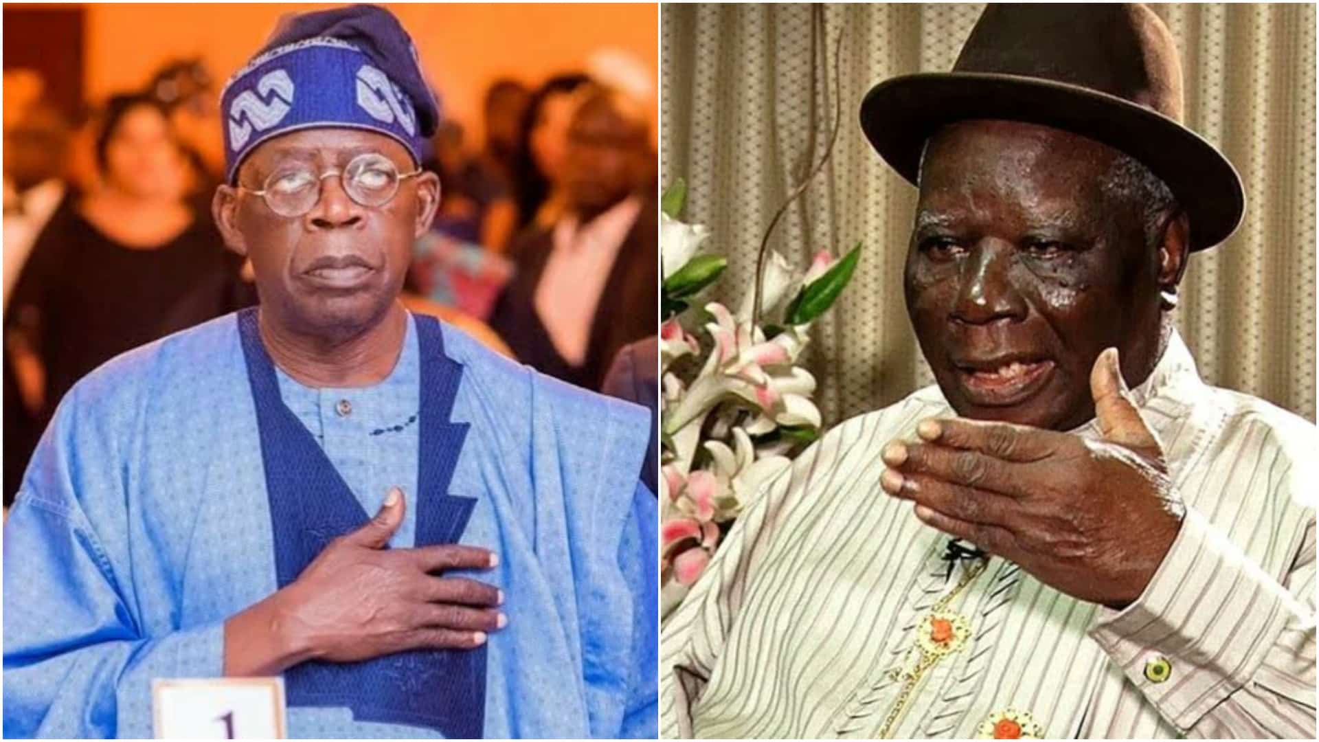 Bola Tinubu and Edwin Clark 1