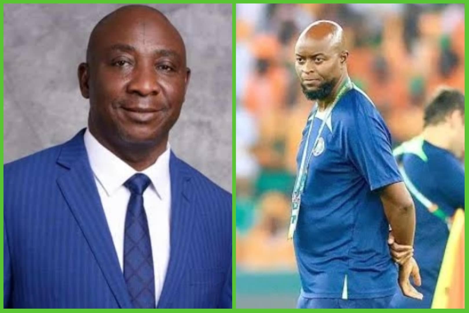 Ibrahim Gusau and Finidi George