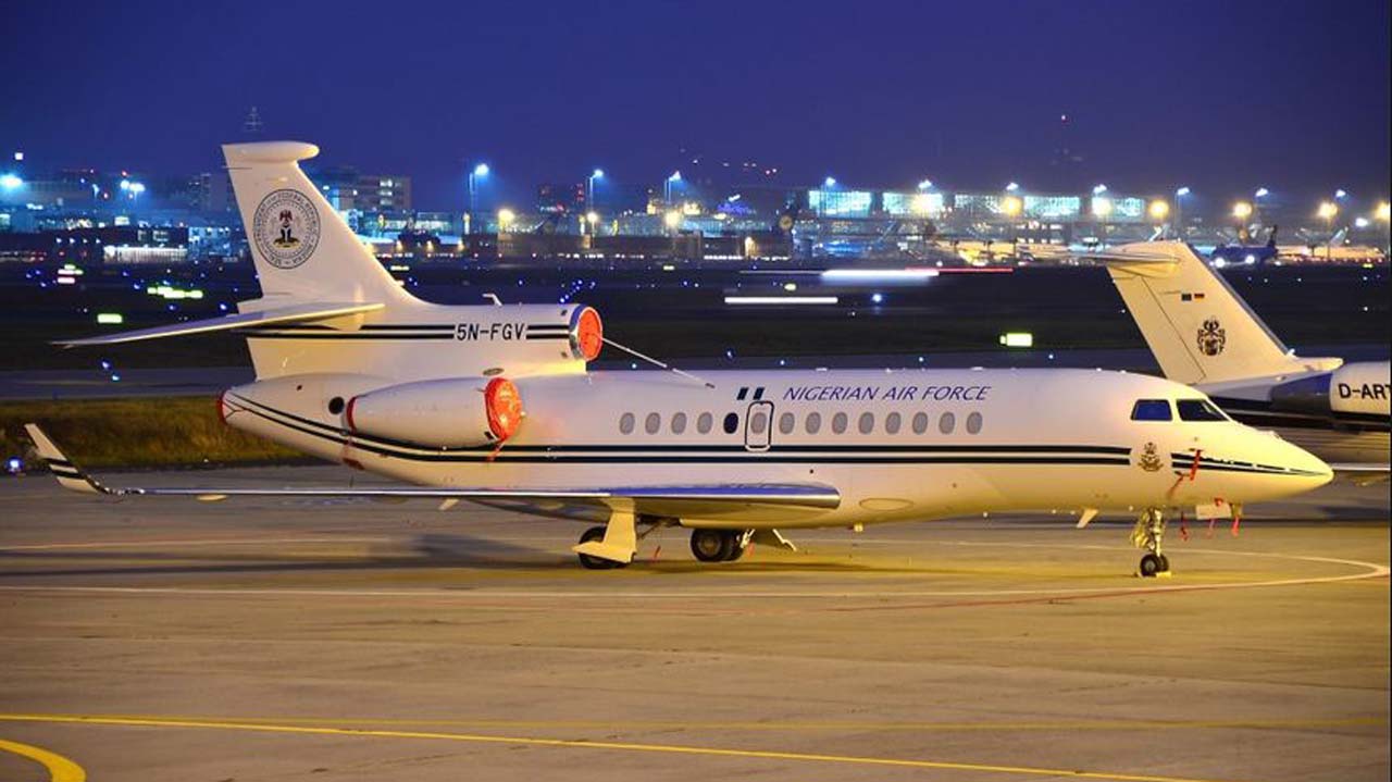 Nigeria Presidential Jet NAF 001