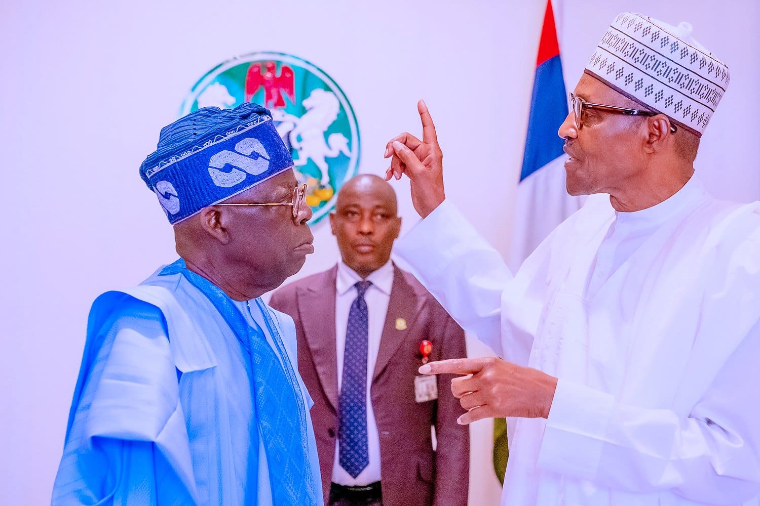 President Bola Tinubu and Muhammadu Buhari