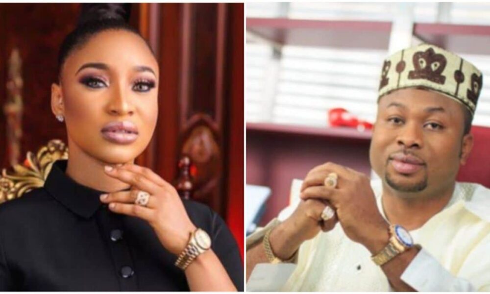 Tonto Dikeh calls ex husband Olakunle Churchill a deadbeat father