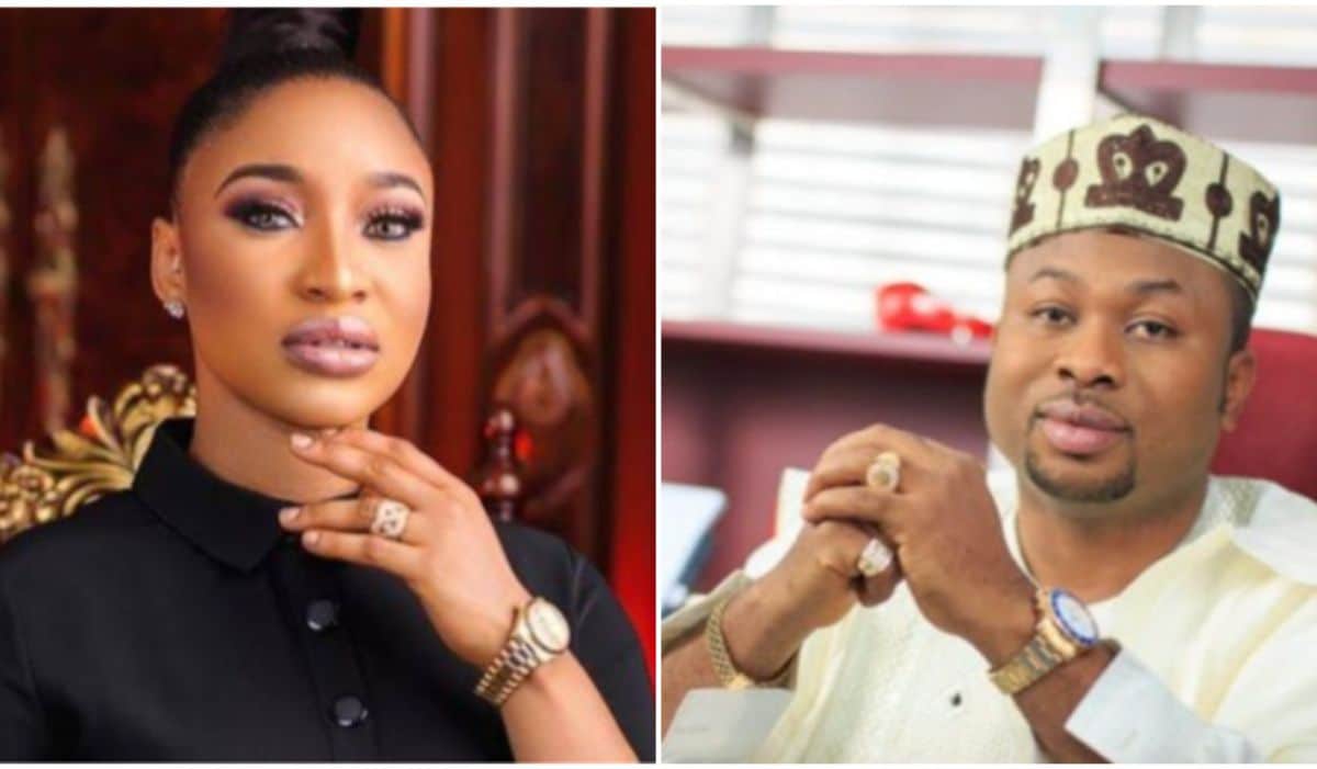Tonto Dikeh calls ex husband Olakunle Churchill a deadbeat father