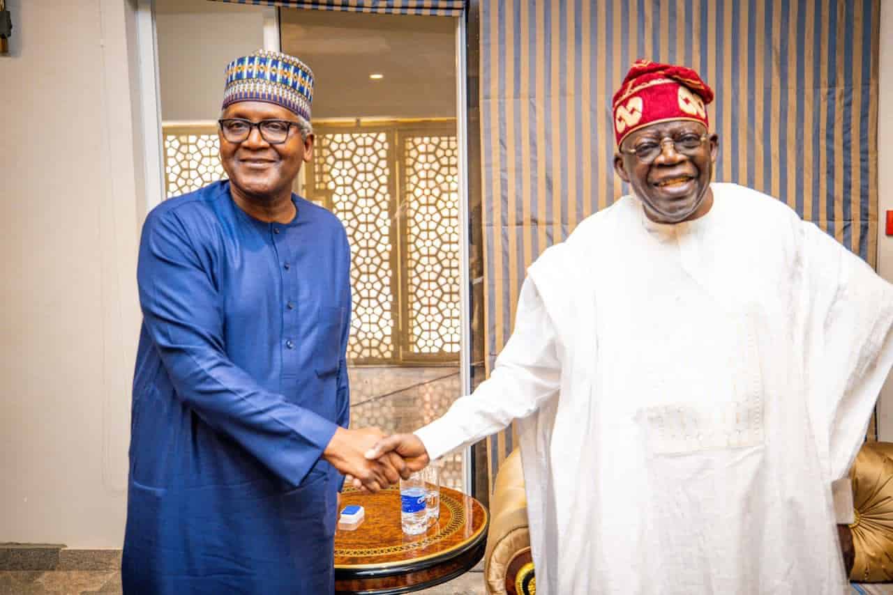 Dangote and Tinubu