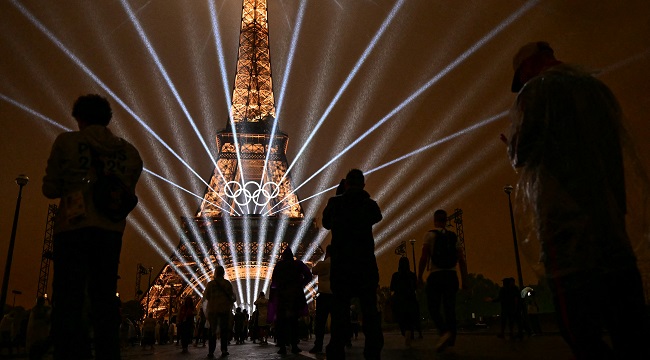 Eiffel Tower the opening ceremony of the Paris 2024 Olympic Games 2 TopshotOlyParis2024Opening 2