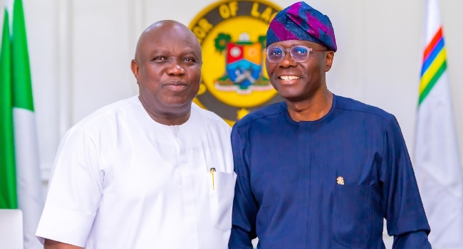 Ambode and Sanwo Olu