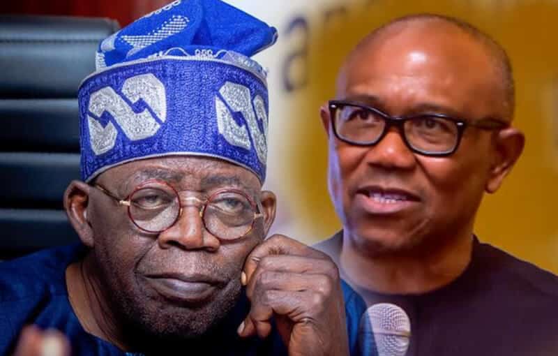 Bola Tinubu and Peter Obi1