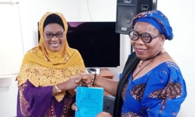 NAMA Director of Legal Services and Company Secretary Mrs Isemiuhonmon Rita Egbadon with the Ekiti State SSG