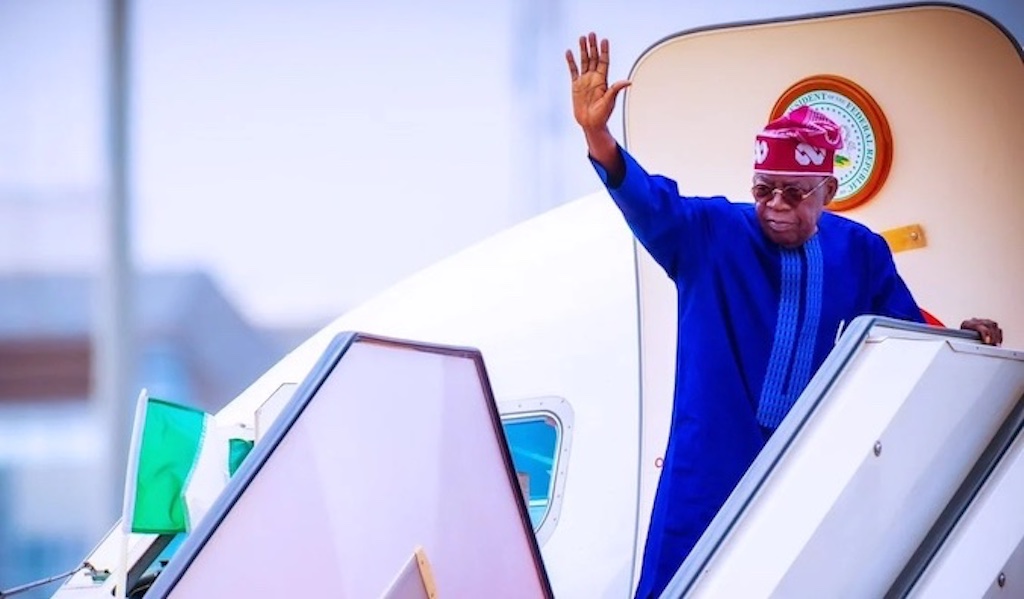 Tinubu Traveling