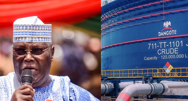 Atiku Dangote Refinery