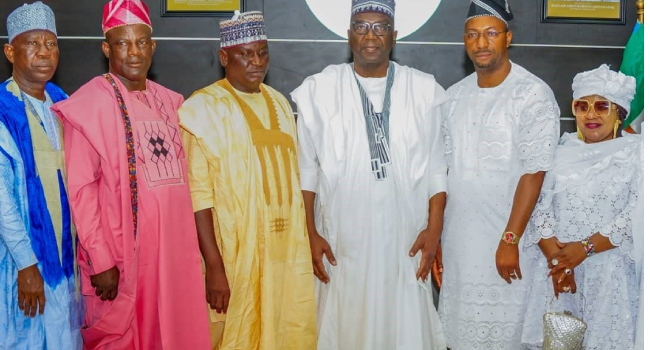 L R Chairman Asa LGA Alhaji Yahaya Shehu Amasa Ekiti LGA Chairman Hon. Awelewa Olawale Gabriel Ch
