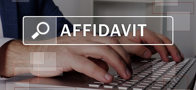 Online Affidavit