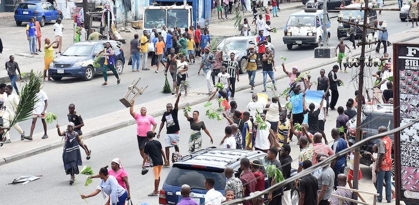 Protest in PortHarcourt 1
