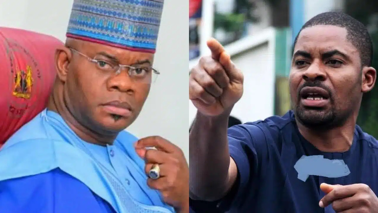 Yahaya Bello and Deji Adeyanju