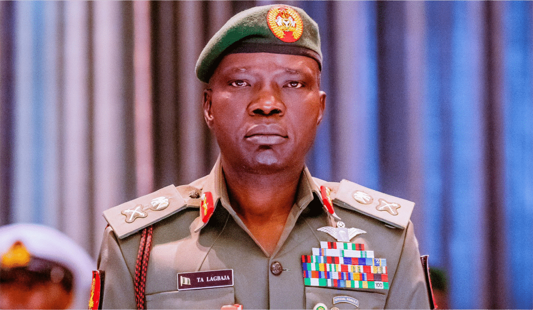 Chief of Army Staff COAS Lt General Taoreed Lagbaja Photo Shettima