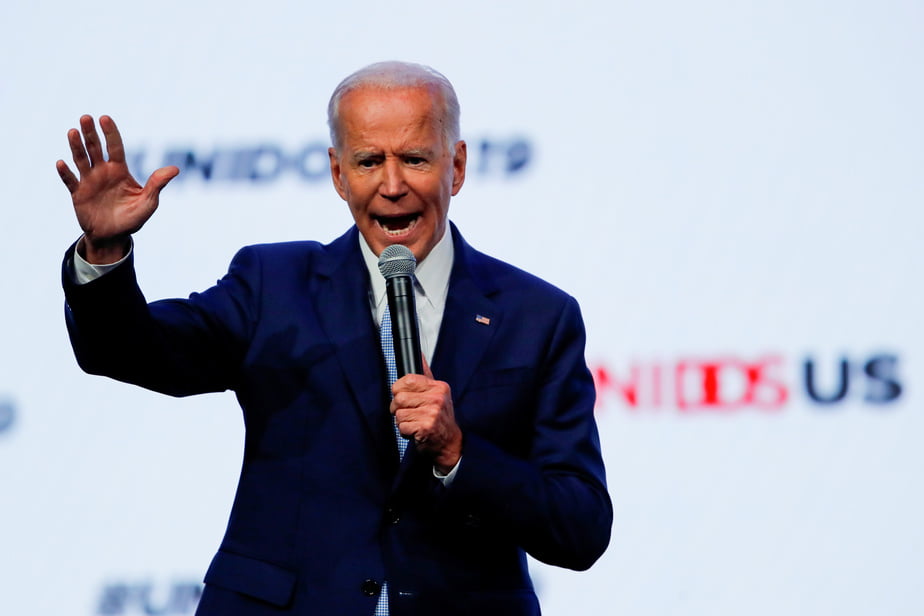 Democratic candidate for the White House Joe Biden