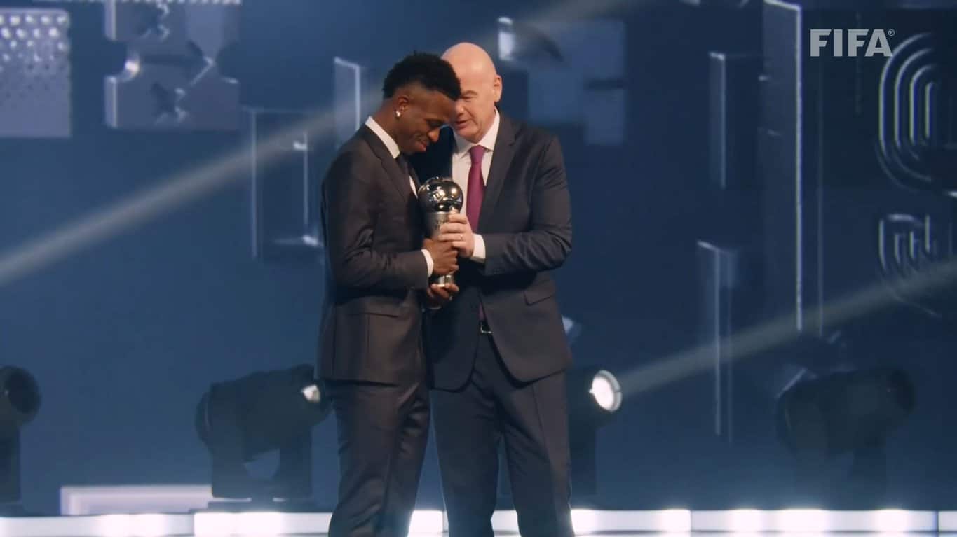 Vinicius Junior and FIFA President