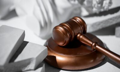 hammer court with scales justice lawyer
