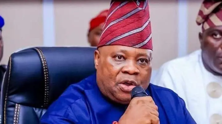Ademola Adeleke speaking