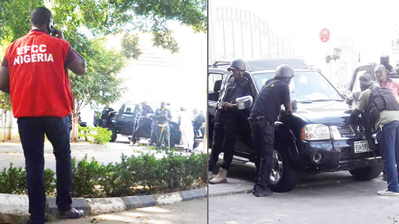 EFCC DSS clash