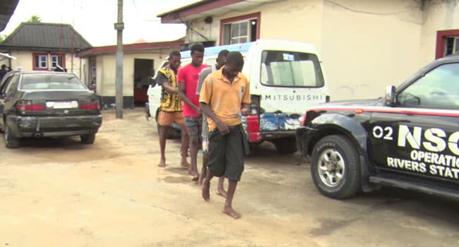 Suspected oil thieves