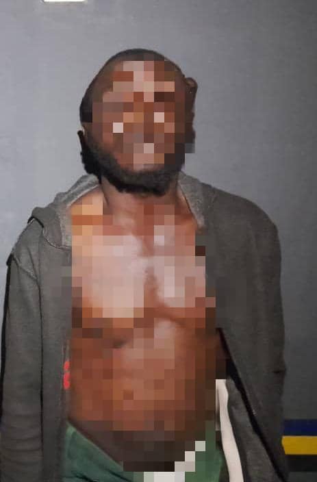 The suspect Peter Falola popularly known as Black Jesus