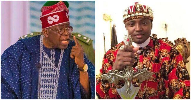 bola Tinubu and Simon Ekpa