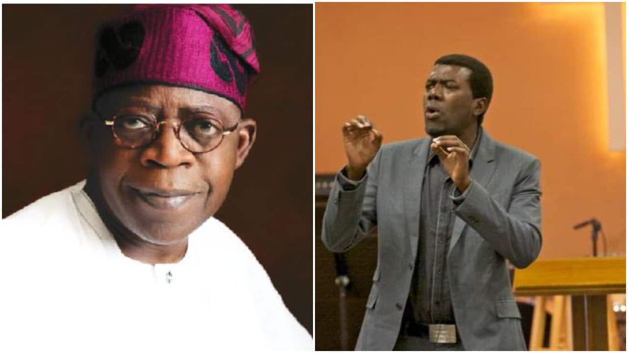 Bola Tinubu and Reno Omokri speaking