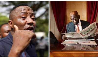 Omoyele Sowore and Bola Tinubu
