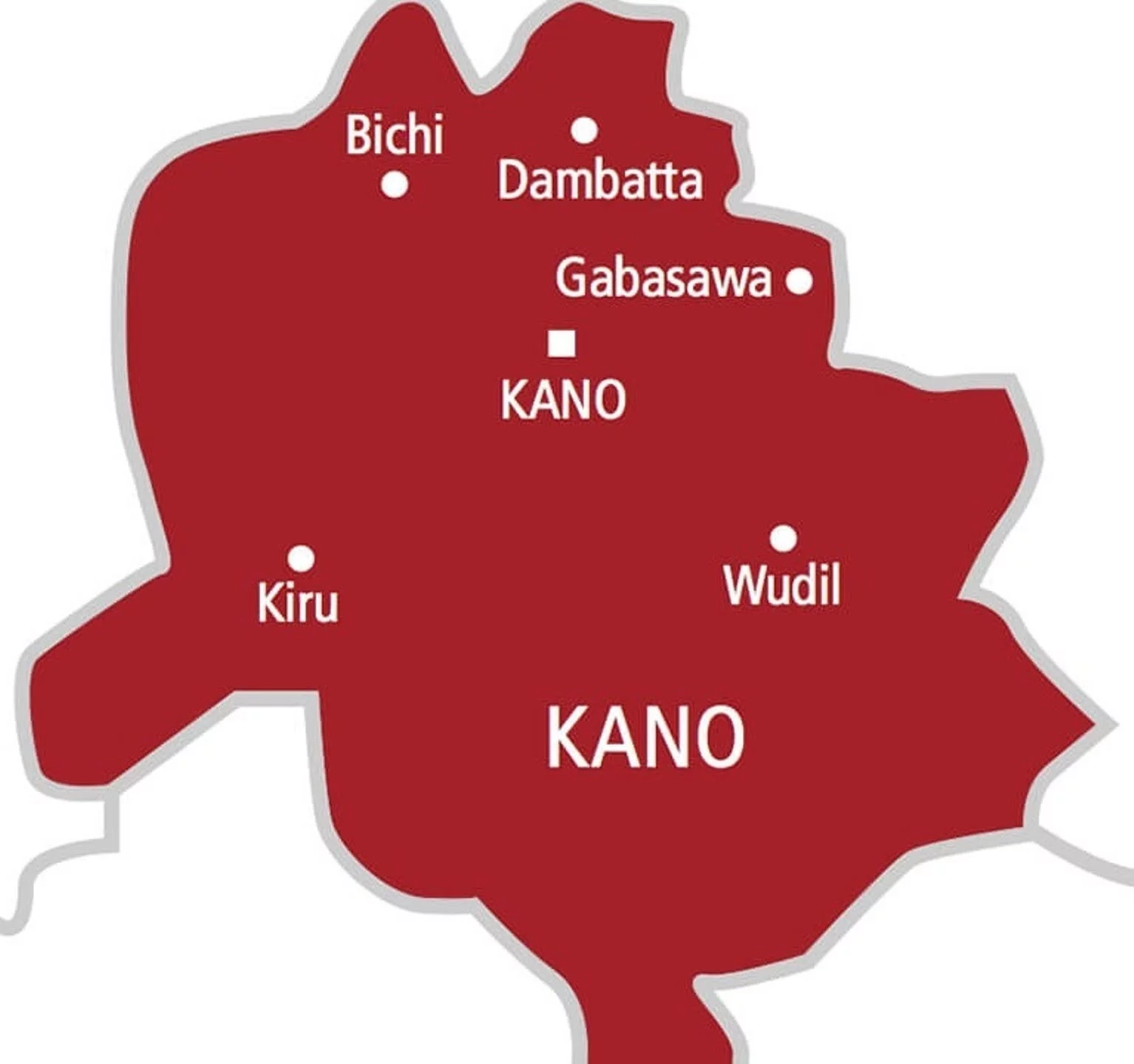 Kano state map 1